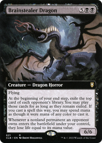 Brainstealer Dragon (Extended Art) [Commander Legends: Battle for Baldur's Gate]