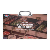 ALEX - IDEAL - DELUXE -300pc - 11.5g POKER CHIPS in ALUM CASE (EN) (Special Order)