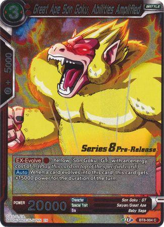 Great Ape Son Goku, Abilities Amplified (BT8-004_PR) [Malicious Machinations Prerelease Promos] - POKÉ JEUX