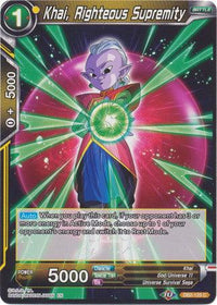 Khai, Righteous Supremity (DB2-125) [Divine Multiverse] - POKÉ JEUX