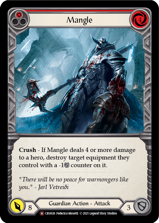 Mangle [U-CRU026] (Crucible of War Unlimited) Unlimited Rainbow Foil - POKÉ JEUX