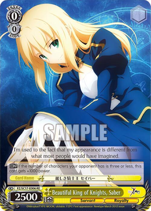 Beautiful King of Knights, Saber [Fate/Zero Chronicle Set] - POKÉ JEUX