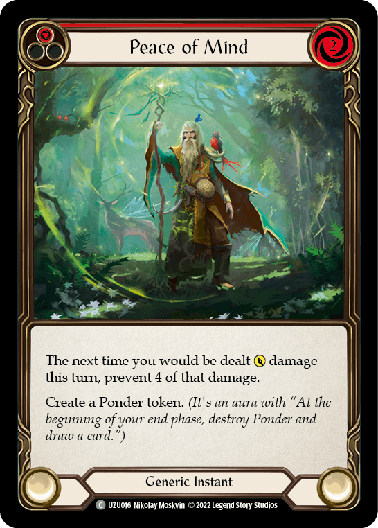 Peace of Mind (Red) [UZU016] (Outsiders Uzuri Blitz Deck) - POKÉ JEUX