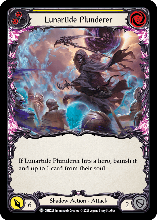 Lunartide Plunderer (Yellow) [CHN023] (Monarch Chane Blitz Deck) - POKÉ JEUX