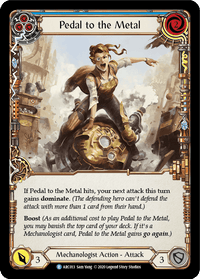 Pedal to the Metal (Blue) [U-ARC013] (Arcane Rising Unlimited) Unlimited Normal - POKÉ JEUX