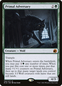 Primal Adversary [Innistrad: Midnight Hunt]