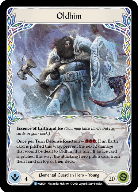 Oldhim [OLD001] (Tales of Aria Oldhim Blitz Deck) 1st Edition Rainbow Foil - POKÉ JEUX