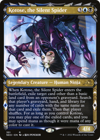 Kotose, the Silent Spider (Showcase Ninja) [Kamigawa: Neon Dynasty]