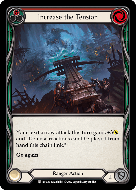 Increase the Tension (Red) [RIP022] (Outsiders Riptide Blitz Deck) - POKÉ JEUX