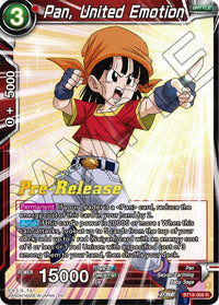 Pan, United Emotion (BT18-009) [Dawn of the Z-Legends Prerelease Promos] - POKÉ JEUX