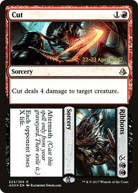 Cut // Ribbons [Amonkhet Prerelease Promos]