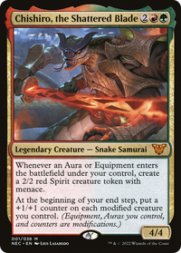 Chishiro, the Shattered Blade [Kamigawa: Neon Dynasty Commander]