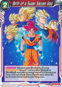 Birth of a Super Saiyan God (BT8-019) [Malicious Machinations] - POKÉ JEUX