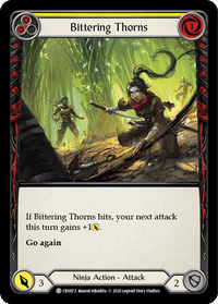 Bittering Thorns [CRU072] (Crucible of War) 1st Edition Rainbow Foil - POKÉ JEUX