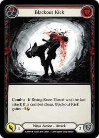Blackout Kick (Red) [KSU009-R] (Katsu Hero Deck) 1st Edition Normal - POKÉ JEUX