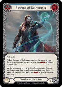 Blessing of Deliverance (Blue) [BVO021-R] (Bravo Hero Deck) 1st Edition Normal - POKÉ JEUX