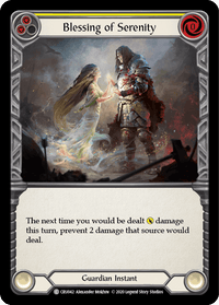 Blessing of Serenity (Yellow) [CRU042] (Crucible of War) 1st Edition Normal - POKÉ JEUX