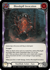 Bloodspill Invocation (Blue) [ARC108-C] (Arcane Rising) 1st Edition Normal - POKÉ JEUX