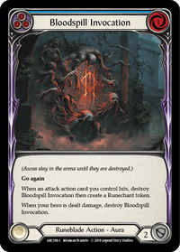 Bloodspill Invocation (Blue) [ARC108-C] (Arcane Rising) 1st Edition Rainbow Foil - POKÉ JEUX
