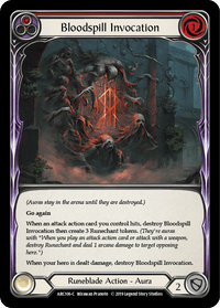 Bloodspill Invocation (Red) [ARC106-C] (Arcane Rising) 1st Edition Normal - POKÉ JEUX