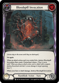 Bloodspill Invocation (Red) [U-ARC106] (Arcane Rising Unlimited) Unlimited Normal - POKÉ JEUX