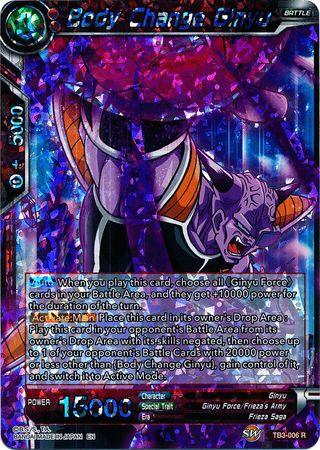 Body Change Ginyu (TB3-006) [Clash of Fates] - POKÉ JEUX