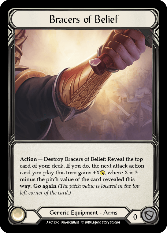Bracers of Belief [ARC153-C] (Arcane Rising) 1st Edition Normal - POKÉ JEUX
