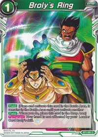 Broly's Ring (BT1-081) [Galactic Battle] - POKÉ JEUX