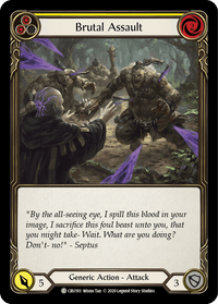 Brutal Assault (Yellow) [CRU193] (Crucible of War) 1st Edition Normal - POKÉ JEUX