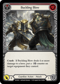Buckling Blow (Red) [BVO008-C] (Bravo Hero Deck) 1st Edition Normal - POKÉ JEUX