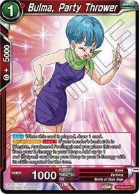 Bulma, Party Thrower (BT24-019) [Beyond Generations] - POKÉ JEUX