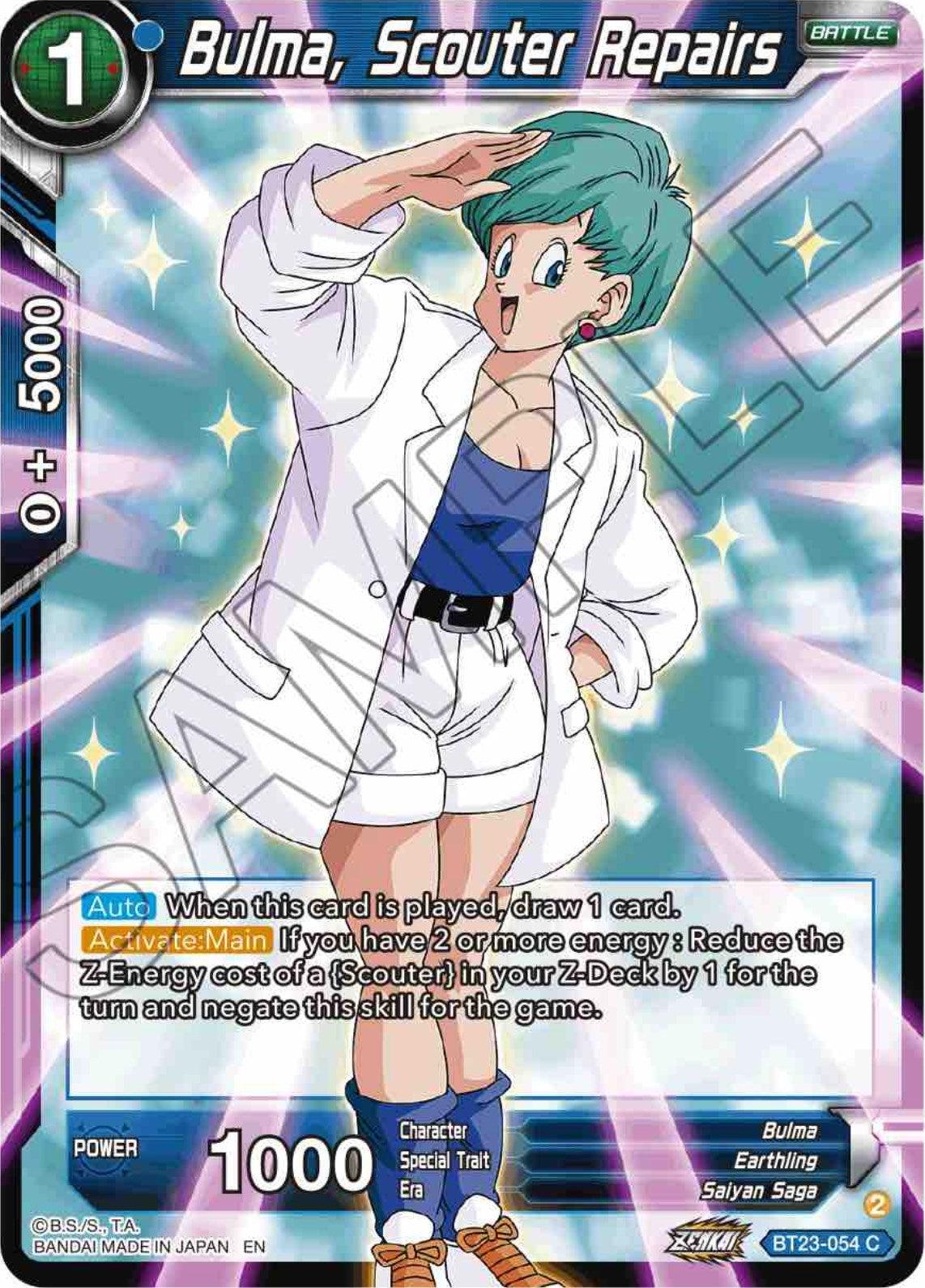 Bulma, Scouter Repairs (BT23-054) [Perfect Combination] - POKÉ JEUX