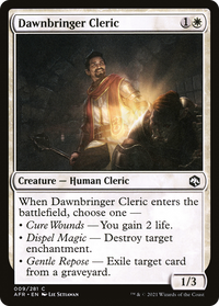 Dawnbringer Cleric [Dungeons & Dragons: Adventures in the Forgotten Realms]