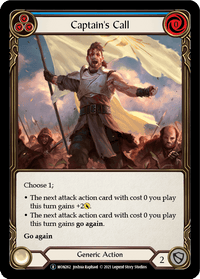 Captain's Call (Blue) [U-MON262] (Monarch Unlimited) Unlimited Normal - POKÉ JEUX
