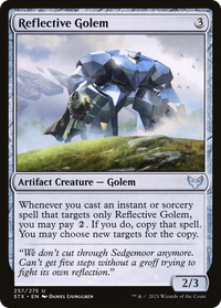 Reflective Golem [Strixhaven: School of Mages]