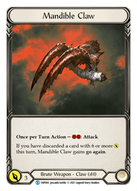 Mandible Claw (Left) [1HP004] (History Pack 1) - POKÉ JEUX