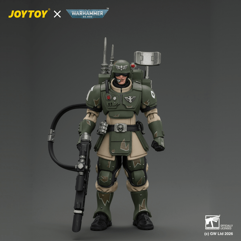 Astra Militarum Kasrkin 3 with Hot-shot Lasgun and Vox-caster (Pre-Order)