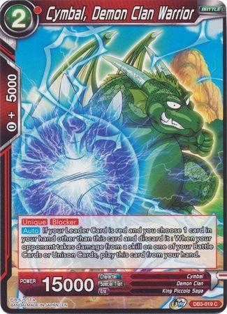 Cymbal, Demon Clan Warrior (DB3-019) [Giant Force] - POKÉ JEUX