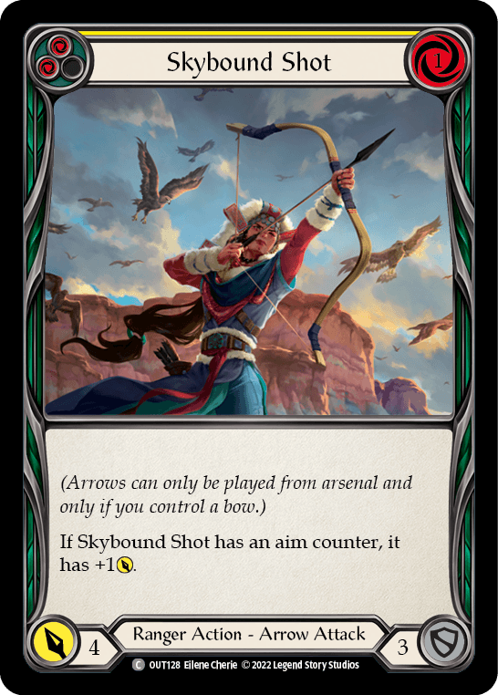 Skybound Shot (Yellow) [OUT128] (Outsiders) Rainbow Foil - POKÉ JEUX