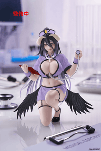 Overlord Desktop Cute Figure - Albedo (Nurse Ver.) Renewal (Pre-Order)