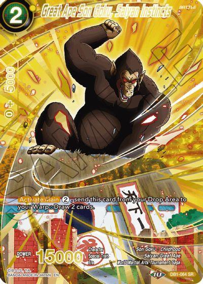 Great Ape Son Goku, Saiyan Instincts (Alternate Art) (EX19-08) [Special Anniversary Set 2021] - POKÉ JEUX