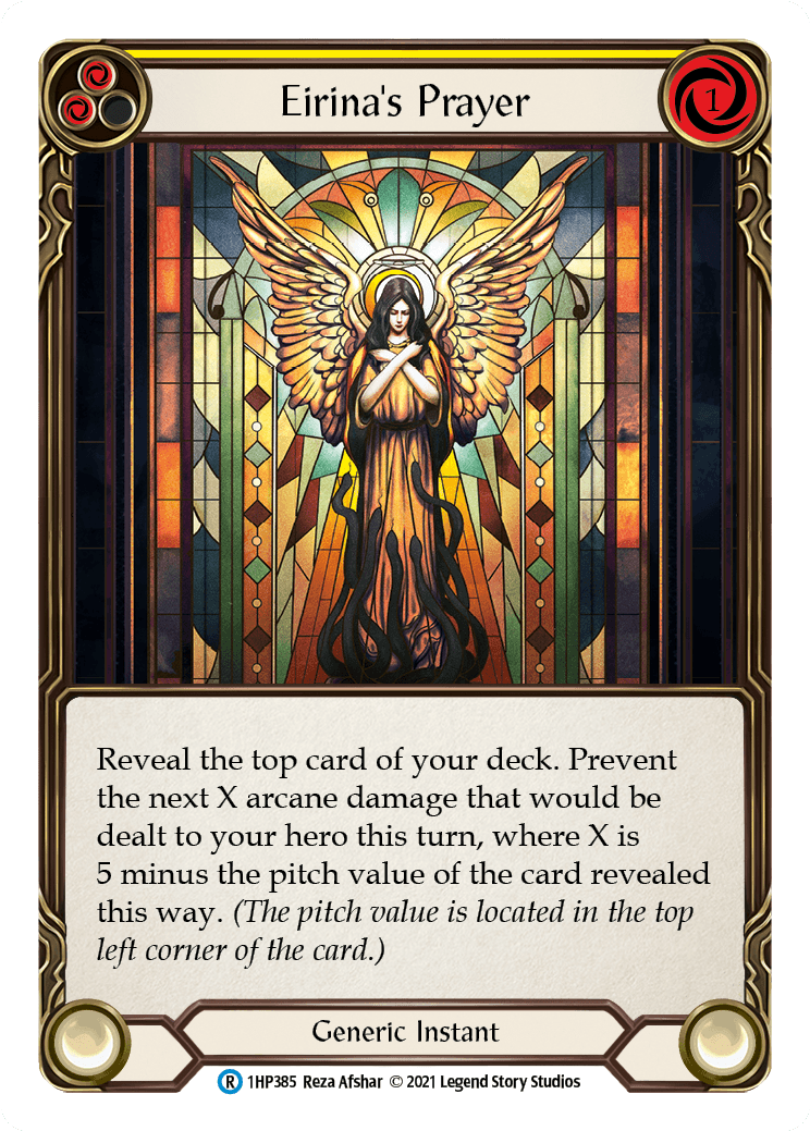 Eirina's Prayer (Yellow) [1HP385] (History Pack 1) - POKÉ JEUX