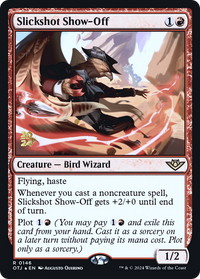 Slickshot Show-Off [Outlaws of Thunder Junction Prerelease Promos]