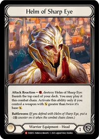 Helm of Sharp Eye [EVR053] (Everfest) 1st Edition Cold Foil - POKÉ JEUX