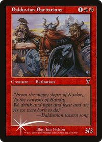 Balduvian Barbarians [Seventh Edition]