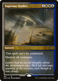 Supreme Verdict (Foil Etched) (2X2-541) - Double Masters 2022 Foil