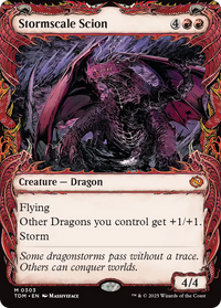 Stormscale Scion (Showcase) (TDM-303) - Tarkir: Dragonstorm