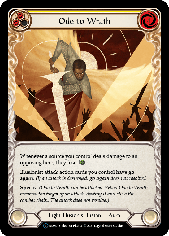 Ode to Wrath [U-MON013] (Monarch Unlimited) Unlimited Normal - POKÉ JEUX