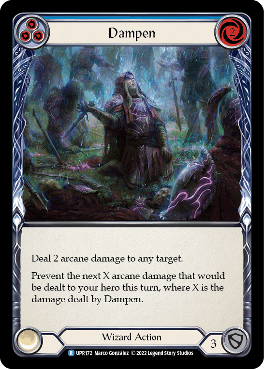 Dampen (Blue) [UPR172] (Uprising) Rainbow Foil - POKÉ JEUX