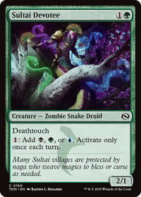 Sultai Devotee (TDM-160) - Tarkir: Dragonstorm Foil